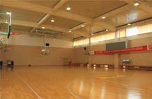 亞強體育施工案例:室內(nèi)木地板,